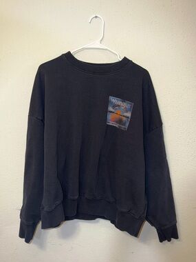 Wrangler Black Graphic Crewneck